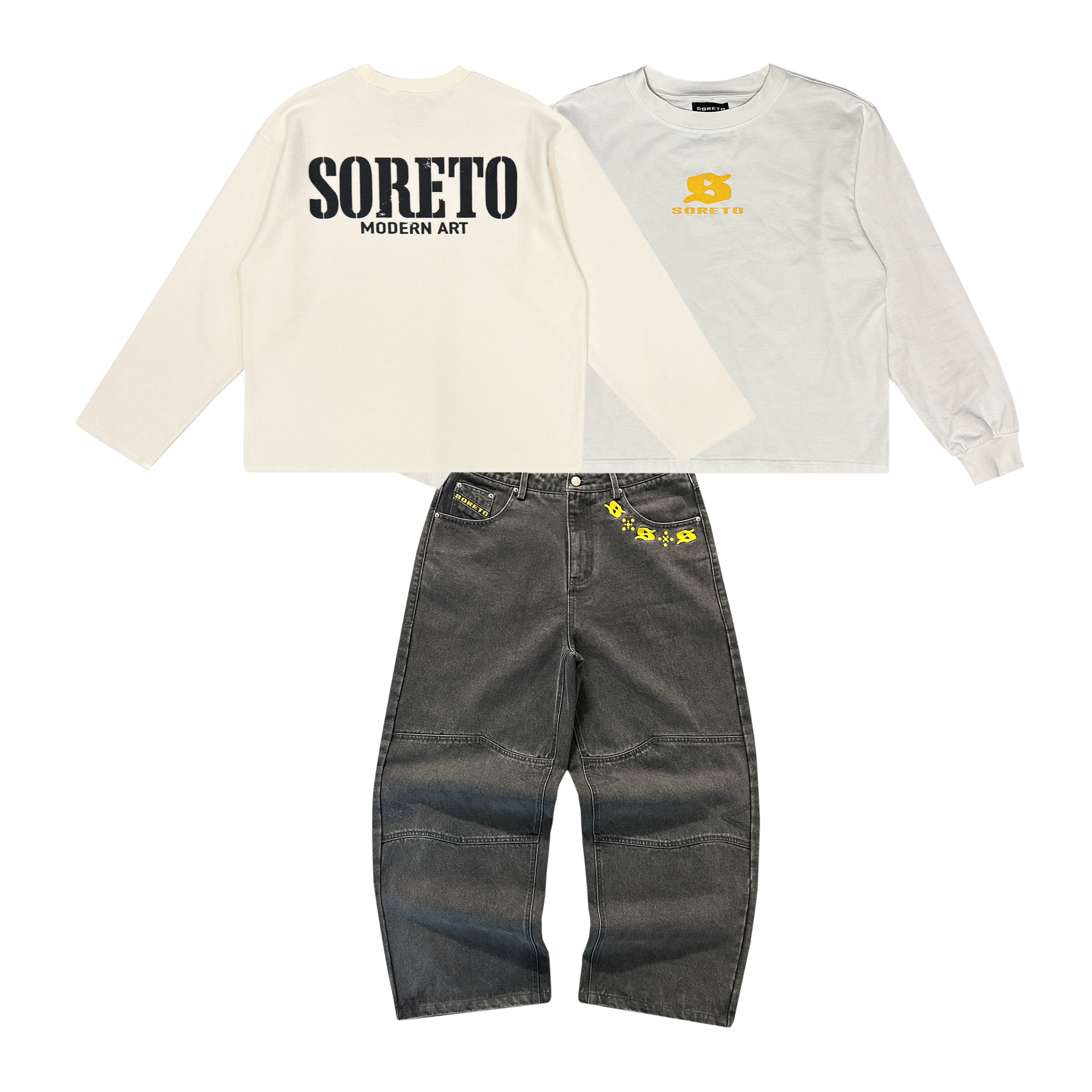 Thermal, Long Sleeve & S'tar Denim
