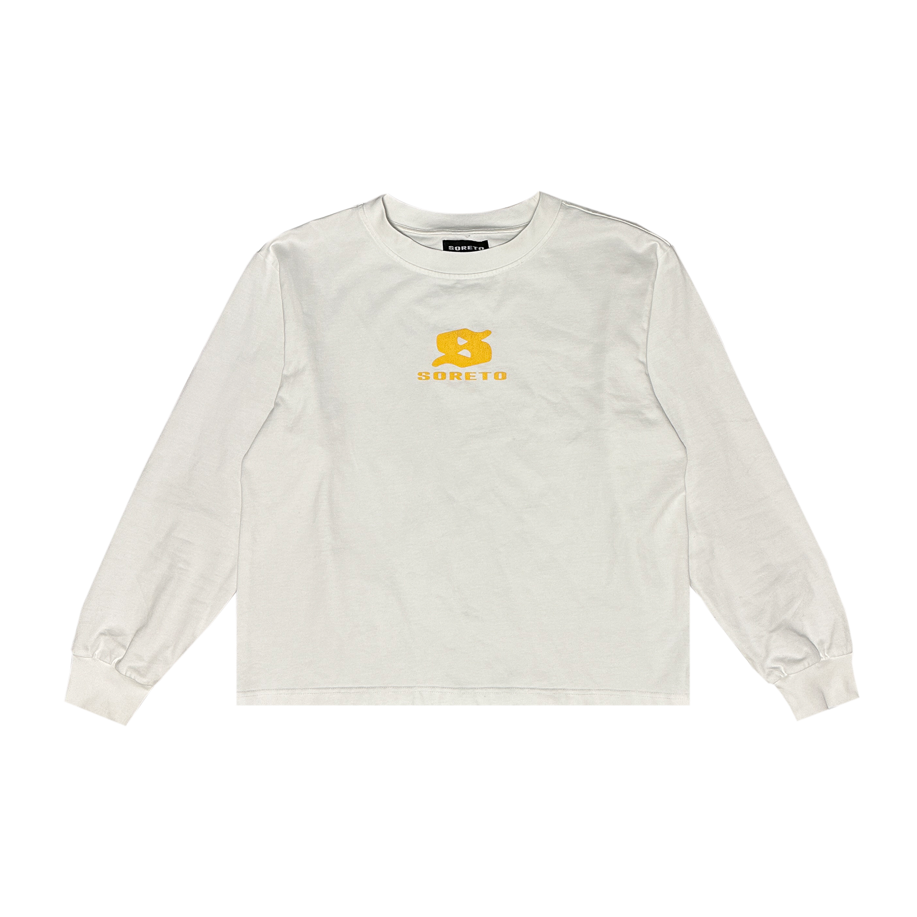 S'Logo Long Sleeve [White/Yellow]